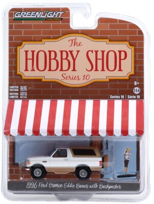 1:64 GreenLight *HOBBY SHOP 10* 1996 Ford BRONCO EDDIE BAUER