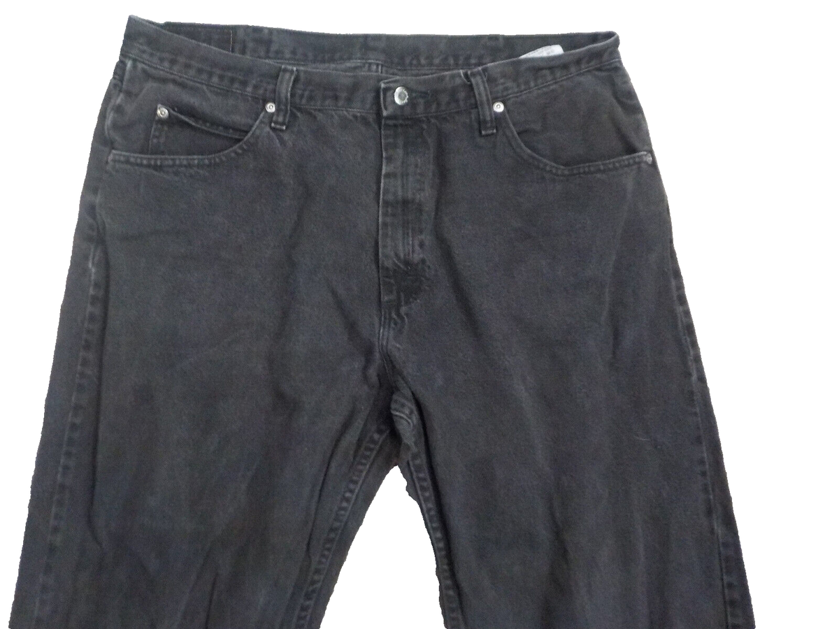 パンツ Euro Wrangler Good Fade Black Jeans WRANGLER Five Star Premium LOOSE boys Black Jeans- 10- NEW