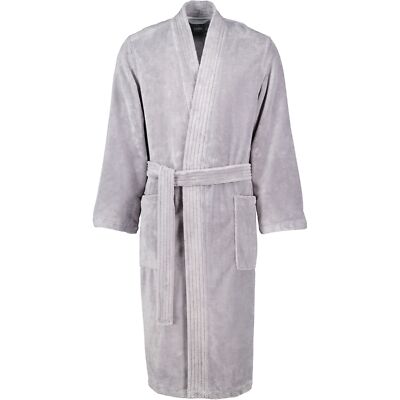 Cawö Home Bademäntel Herren Kimono 800 graphit - 73 Herren Grau NEU & OVP