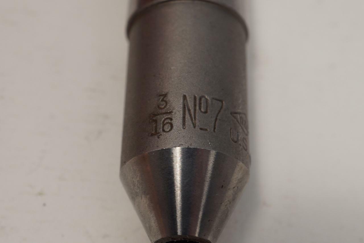 New W&B USA Made No. 7 Brown & Sharpe 3/16" Tanged End Mill Holder