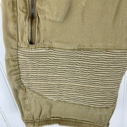 Old Skool Men Khaki Flat Front Casual Outdoor Cargo Short Size 36 - Picture 3 of 13