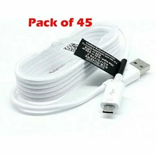 45 x Wholesale Lot 5ft MICRO USB Charger Cord Cable For for Android Phones