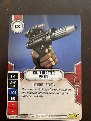 Star Wars Destiny DH-17 Blaster Pistol Awakenings w/ die 