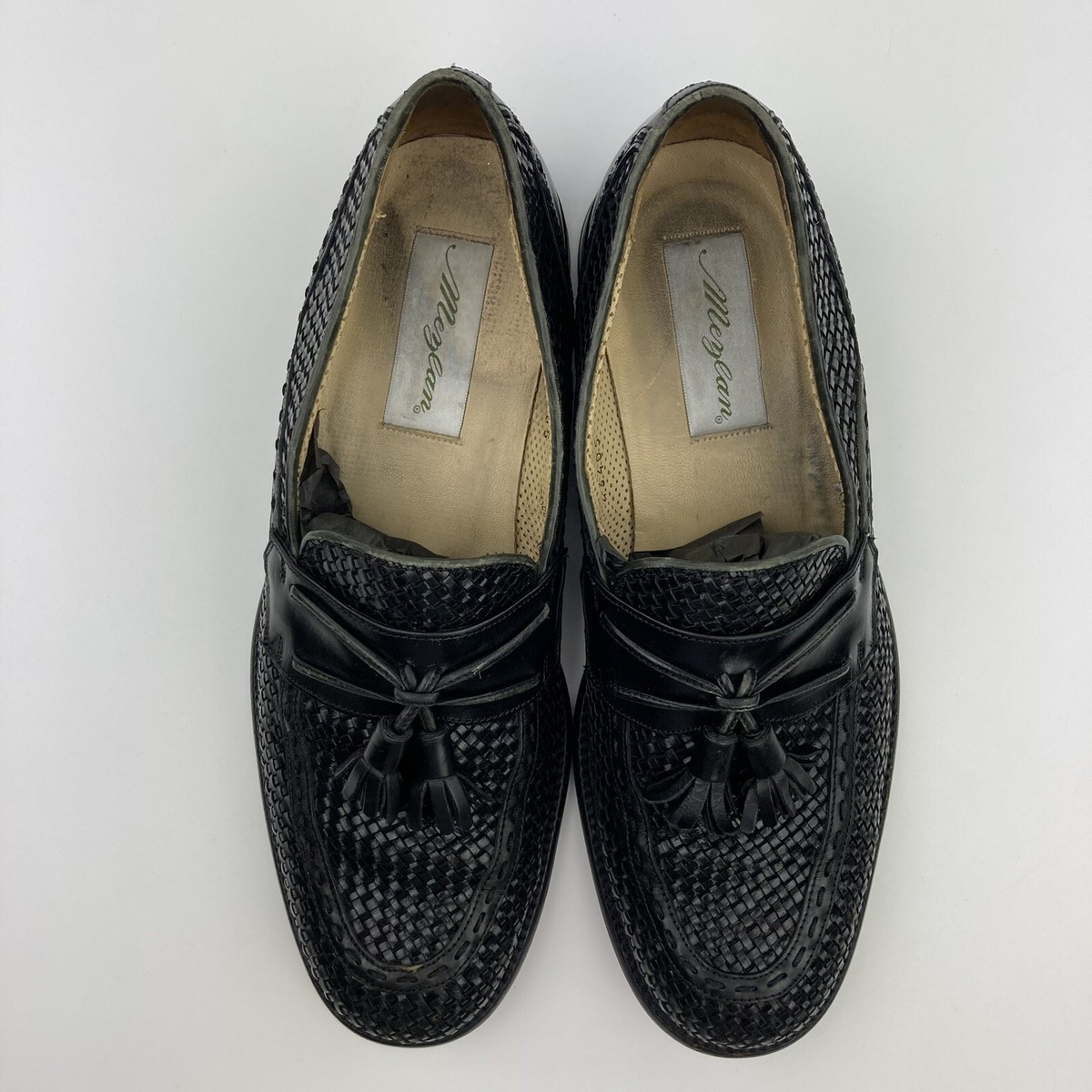 Mezlan classic black tassel leather high quality  loafers made in Spain  11 W Men main image 2