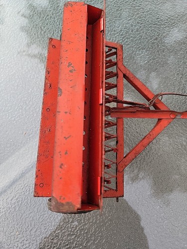 *RARE FIND* TRU•SCALE GRAIN DRILL PLANTER FARM MODEL STEEL TOY 1960s MUST HAVE - Picture 18 of 20