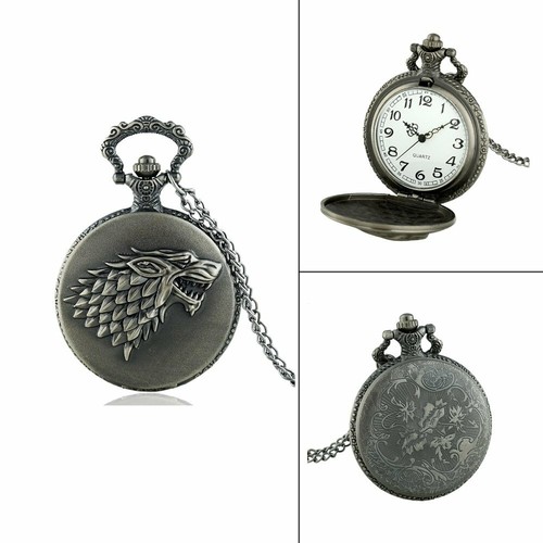 Antique Retro Quartz Pocket Watch Chain Vintage Necklace Pendant Men's Gift New - Picture 107 of 115
