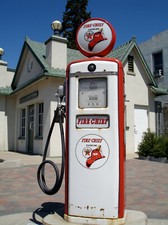 Texaco Gasoline Fire Chief Vintage Gas Pump 11"x14" Full Color Poster Photo