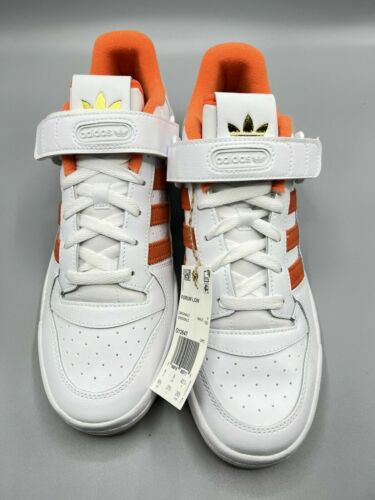 Adidas Forum 84 Low True Orange Cloud White Gum Sneakers Shoes 
