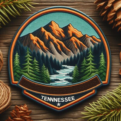 Great Smoky Mountains National Park Patch – Iron-On Embroidered Applique, Nature Badge, USA Made, Athena Brands