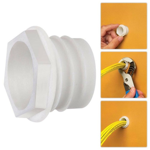 Arlington Drywall Wire Bushing Plastic Threaded Low Voltage Cable Feed