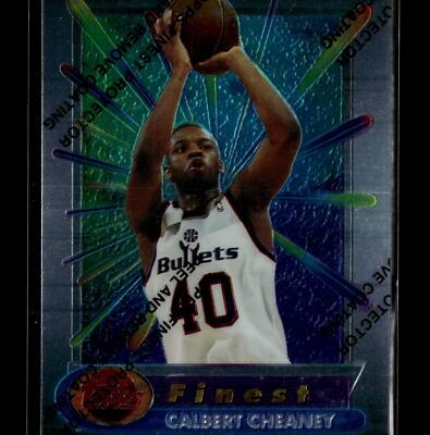 1994-95 Finest #261 Calbert Cheaney Washington Bullets