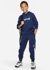 NIKE SPORTSWEAR AIR FLEECE TRACKSUIT NAVY FV2341-410 UNISEX KIDS BOYS GIRLS S XL