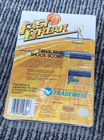 BRAND-NEW SEALED NES Magic Johnson's Fast Break AUTHENTIC REV-A