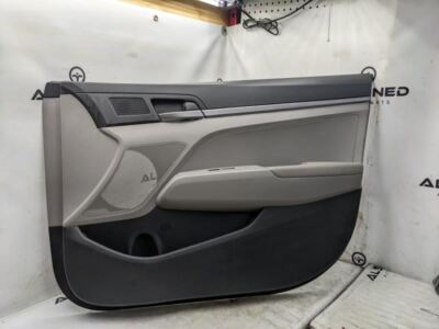 2017-18 Hyundai Elantra Front Right Door Trim Panel Gray 82306-F3010 OEM *ReaD*