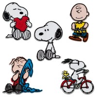 Peanuts © Snoopy Set 5 StüCk - AufnäHer, BüGelbild, AufbüGler