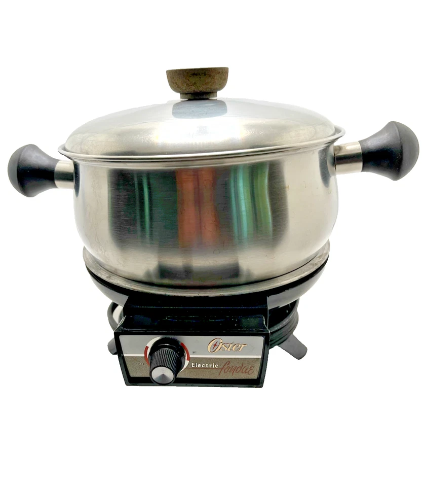 Fondue Oster Hot Pot Eléctrica Modelo 680 Acero Inoxidable Probada De Colección Eléctrica Foto 2 de 4