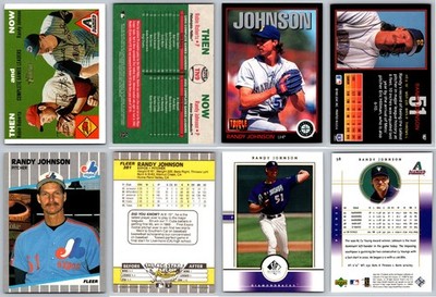 Randy Johnson 4 Card Lot - Seattle Mariners / Big Unit / Diamondbacks / RC - HOF