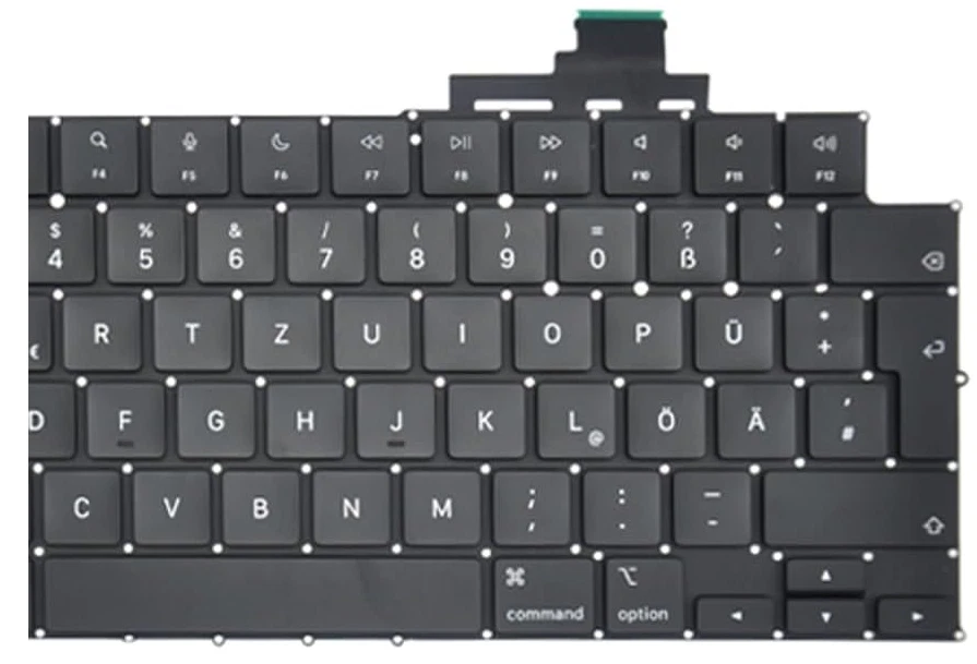 Ersatz Deutsch QWERTZ Tastatur für MacBook Air M2 13.6" A2681 2022 - Bild 3 von 4