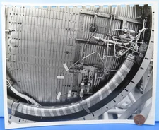  USAF NASA press PHOTO '60 vtg Mercury Capsule / Aft Pressure Bulkhead #A