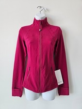 NWT LULULEMON Buttery Soft Nulu Define Jacket Size 6, BRML Berry Red