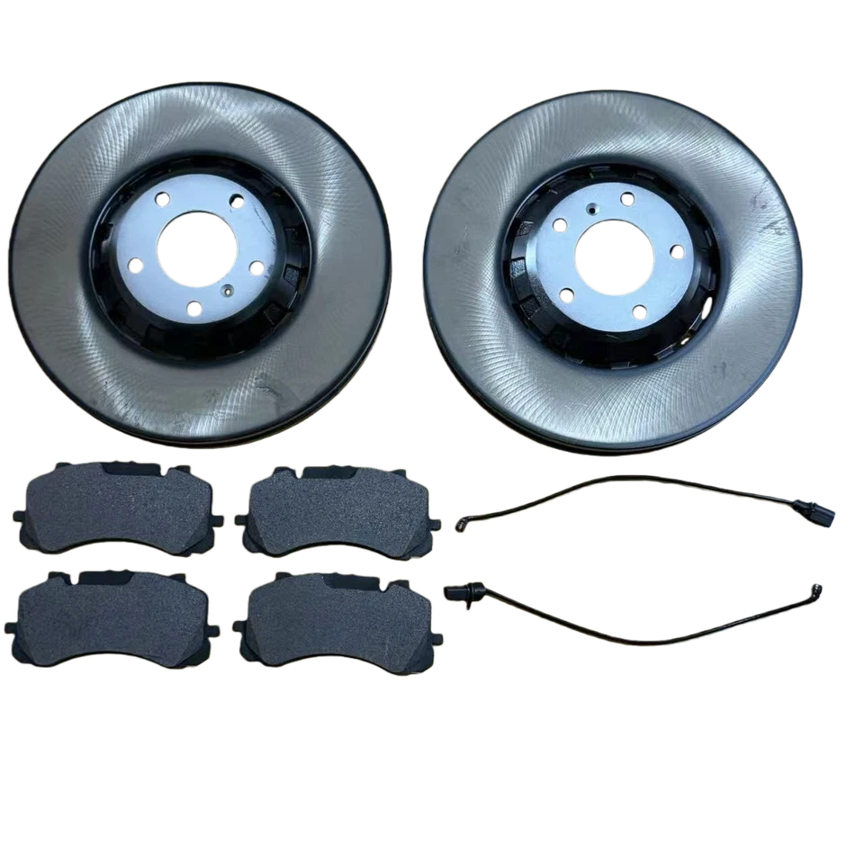 New Front Brake Pads & Rotors 4M0615301AR For 2016 2017-2023 Bentley Bentayga - Imagem 4 de 4