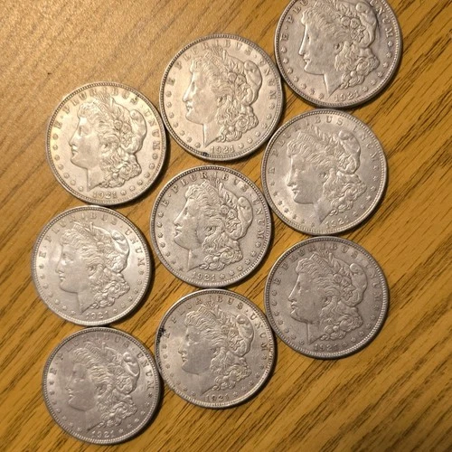 Morgan Silver Dollars 1921 $1 Coins Silver 0.9 Fineness