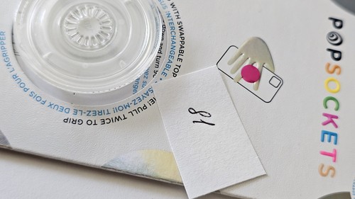 PopSockets PopGrip Premium Phone Grip & Stand - Clear - Picture 3 of 3