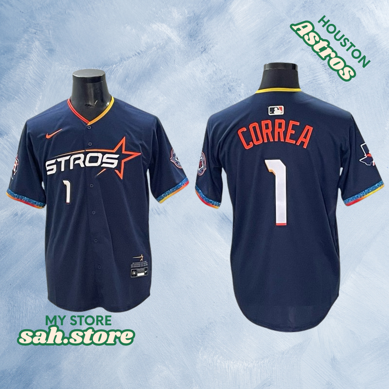 野球 Houston Astros CORREA 1 ユニフォーム XL