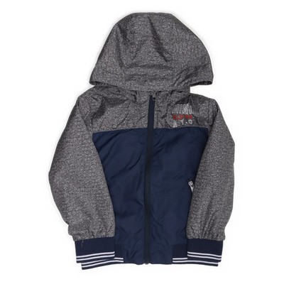 H&M, Jacke, Unisex (Kinder), Größe: 98/104, Blau/Grau/Rot #xMe