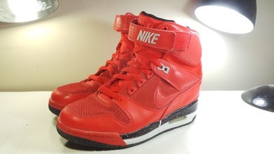 NIKE 2014 AIR REVOLUTION SKY HI 599410 600 RED 7.5 DUNK MAX FORCE PRESTO 1 90
