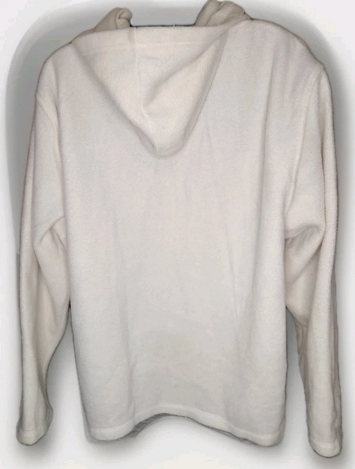 Official Sesame Street Women's White 1/4 Zip Fleece Elmo Sweatshirt Size XL - Image 2 of 3