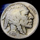 1935 S Buffalo Nickel 5c US Coin San Francisco Mint