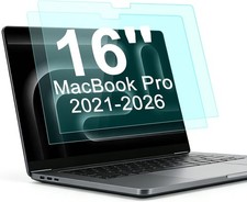16 Inch MacBook Pro Anti Blue Light Screen Protector 2-Pack 2021-2026 Models