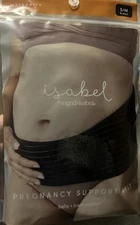 Maternity • Pregnancy Support Belt Black Size S/M Isabel by Ingrid & Isabel New