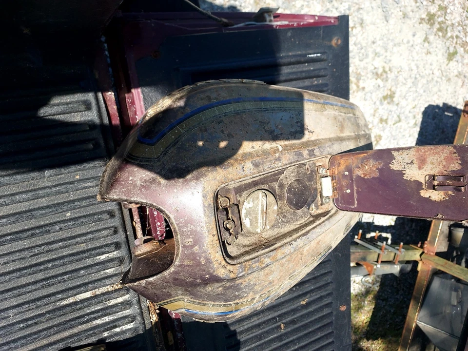 Honda 1978 tanque de combustible Foto 3 de 4