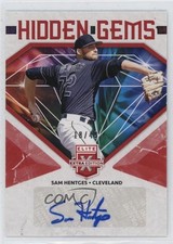 2019 Panini Elite Extra Edition Hidden Gems Red 18/49 Sam Hentges Auto 12gr