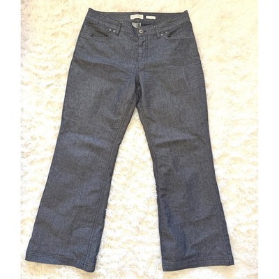 Northern Reflections Wide Leg Jeans 8 Petite Dark Wash Stretch Casual Chic