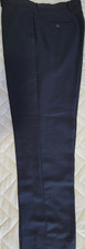 Alfani Wool Twill Dress Pants Black Flat Front Straight Leg Regular Fit 32