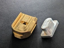 Springer Precision Brass Basepads Beretta 92 M9 Mecgar mag extension - set of 4