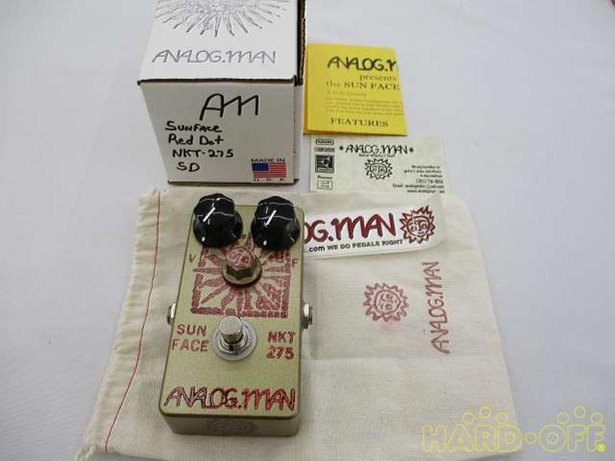 Analog.Man Sunface Red Dot NKT-275 SD Fuzz Guitar Effects Pedal