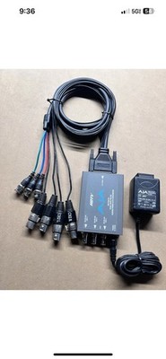 AJA HD10AVA Dual Rate HD/SD Audio/Video a/D Converter Used W/Power And AV Cable
