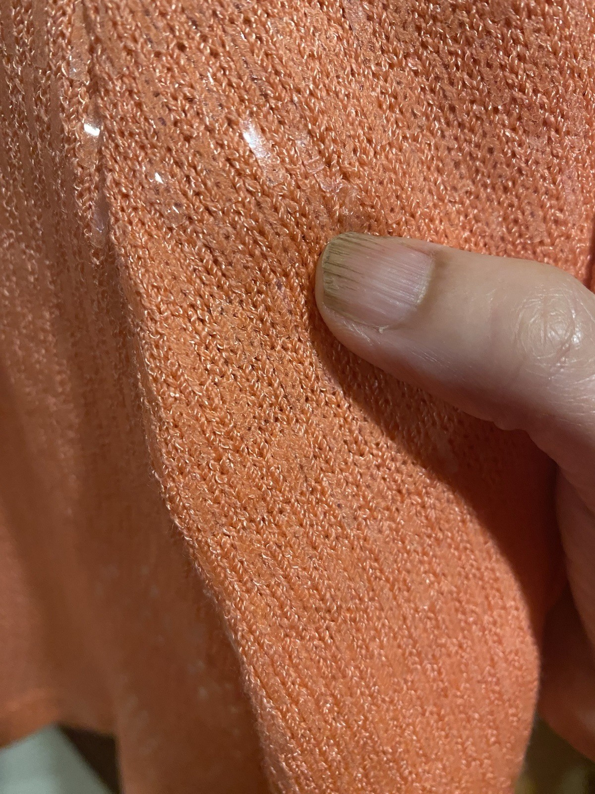 St John Jacket Orange Sequins Read Description - image 5