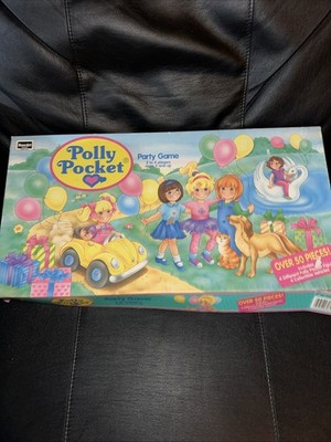 Vintage 1994 Rose Art Polly Pocket Party Board Game