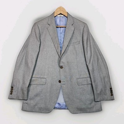 Loro Piana Samuelsohn Balzer Mens 40R Woven SUNSET Cashmere & Silk Sport Coat