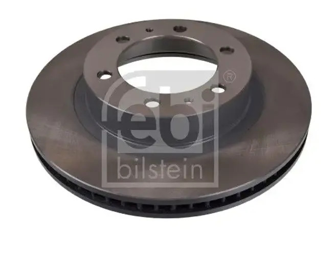 2x Brake disc Front Axle internally vented 108411 FEBI BILSTEIN for TOYOTA