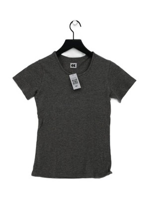 Community Clothing Damen T-Shirt S Grau 100% Baumwolle Basic