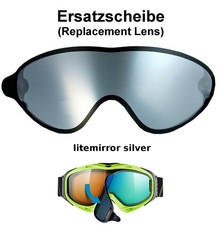UVEX Comanche TO/TOP Take Off Ersatzscheibe silver blk Skibrille Snowboard