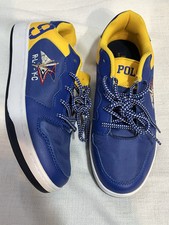 Polo Ralph Lauren Jessup Flag Blue Boys Sneakers Shoes Size 5.5