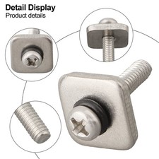 High Strength Screw and Plate Kit for Surf Longboard and Paddleboard 2PCM4M5