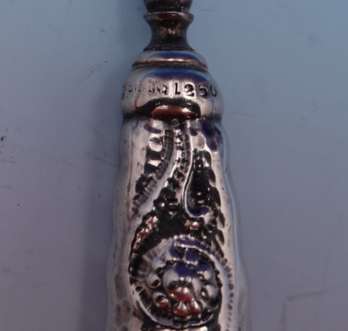 La Fantasy by Whiting Sterling Silver Button Hook 9 1/8